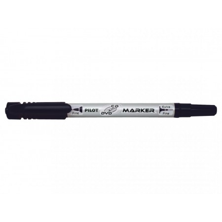 Marker cd 2 capete negru twin pilot