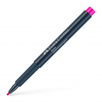 Marker creativ roz neon faber-castell