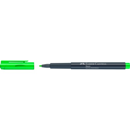 Marker creativ verde neon faber-castell