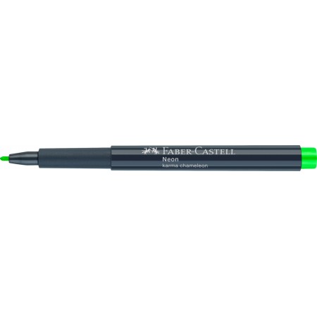 Marker creativ verde neon faber-castell