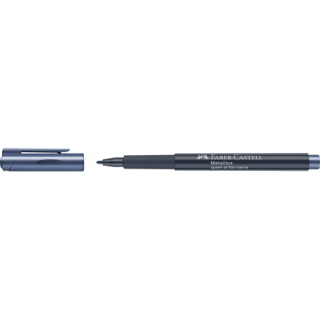 Marker metallics bleumarin faber-castell