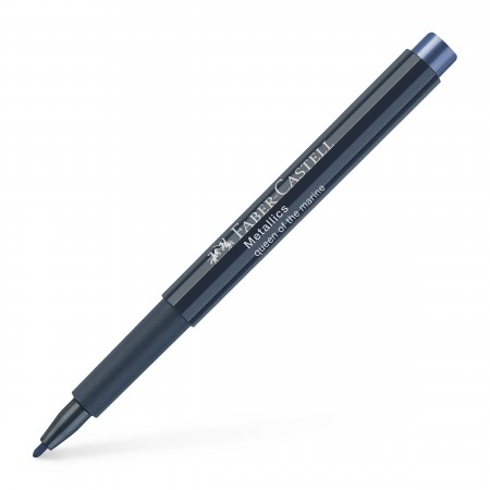 Marker metallics bleumarin faber-castell