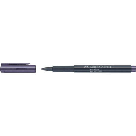 Marker metallics violet faber-castell
