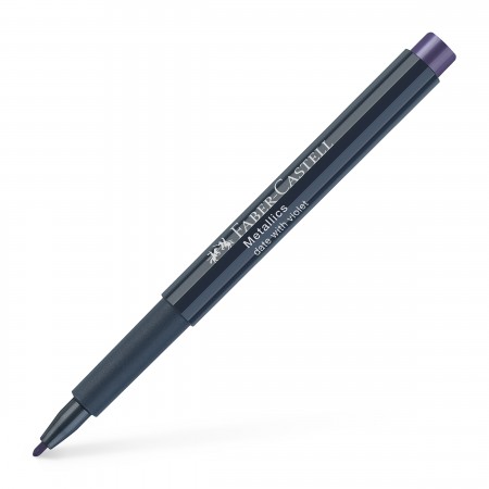Marker metallics violet faber-castell