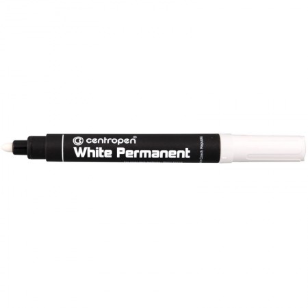 Marker permanent alb 2.5mm 8586 centropen