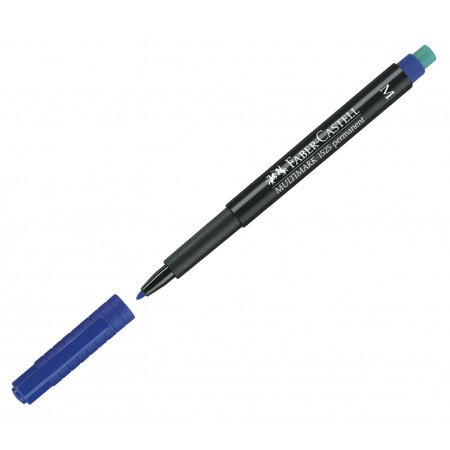 Marker permanent albastru m multimark faber-castell Marker permanent albastru m multimark faber-castell