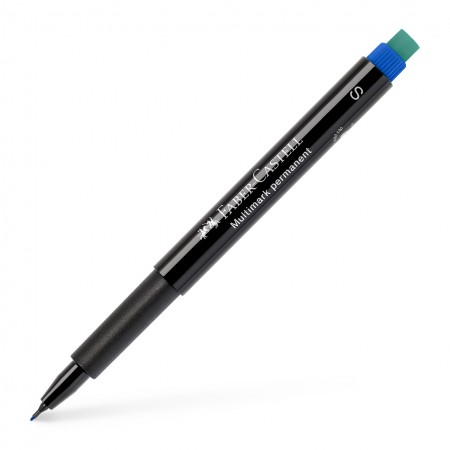 Marker permanent albastru s multimark faber castell Marker permanent albastru s multimark faber castell