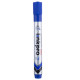 Marker permanent albastru varf rotund 2mm reincarcabil deli Marker permanent albastru varf rotund 2mm reincarcabil deli