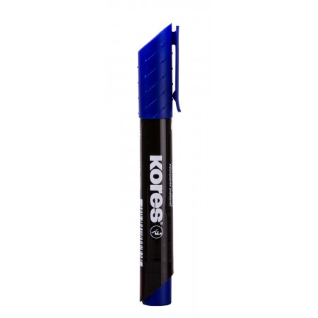 Marker permanent albastru varf rotund 3mm kores