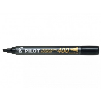 Marker permanent negru varf tesit 4mm p400 pilot