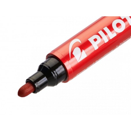 Marker permanent rosu varf rotund 3mm 100 pilot