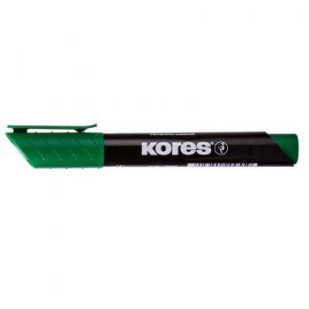 Marker permanent verde varf rotund 3mm kores