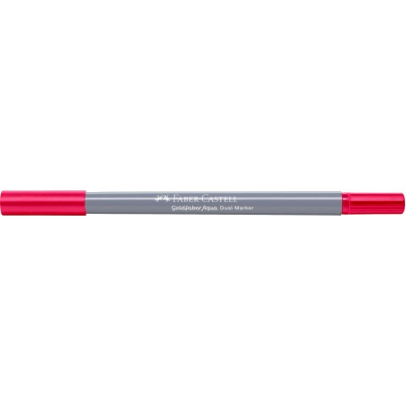 Marker solubil 2 capete goldfaber carmin permanent 126 faber-castell
