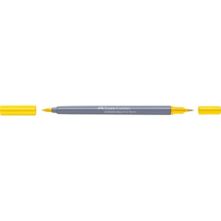 Marker solubil 2 capete goldfaber galben cadmium 107 faber-castell Marker solubil 2 capete goldfaber galben cadmium 107 faber-castell