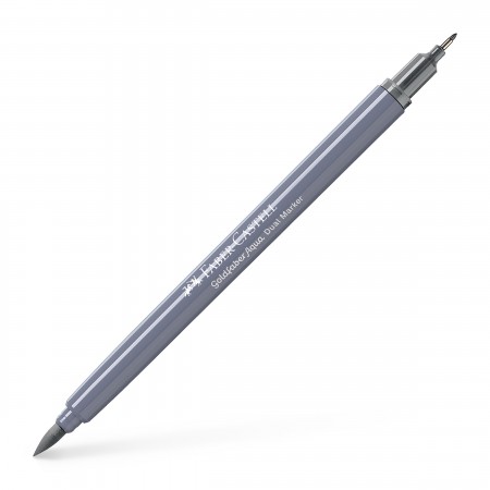 Marker solubil 2 capete goldfaber gri cald i 230 faber-castell Marker solubil 2 capete goldfaber gri cald i 230 faber-castell