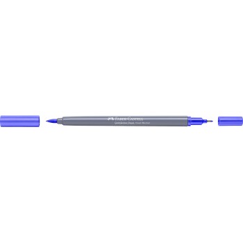 Marker solubil 2 capete goldfaber levantica inchis 197 faber-castell