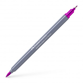 Marker solubil 2 capete goldfaber magenta 228 faber-castell