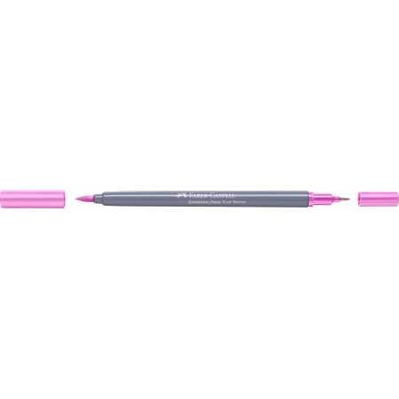 Marker solubil 2 capete goldfaber magenta deschis 119 faber-castell Marker solubil 2 capete goldfaber magenta deschis 119 faber-castell