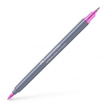Marker solubil 2 capete goldfaber magenta deschis 119 faber-castell