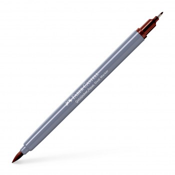 Marker solubil 2 capete goldfaber maro siena ars 283 faber-castell