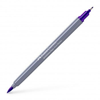 Marker solubil 2 capete goldfaber mov 249 faber-castell