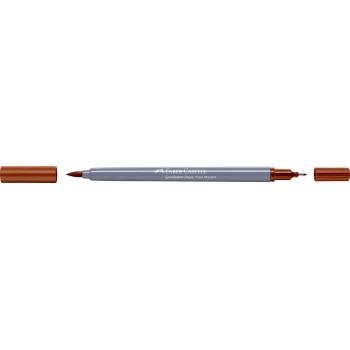 Marker solubil 2 capete goldfaber ocru ars 187 faber-castell
