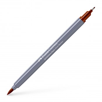 Marker solubil 2 capete goldfaber ocru ars 187 faber-castell