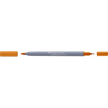 Marker solubil 2 capete goldfaber ocru deschis 183 faber-castell