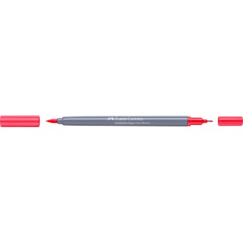 Marker solubil 2 capete goldfaber rosu aprins 122 faber-castell Marker solubil 2 capete goldfaber rosu aprins 122 faber-castell