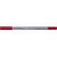 Marker solubil 2 capete goldfaber rosu muscata 227 faber-castell
