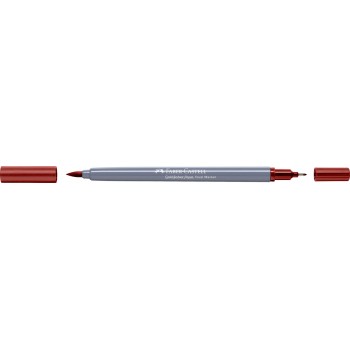 Marker solubil 2 capete goldfaber rosu venetian 190 faber-castell Marker solubil 2 capete goldfaber rosu venetian 190 faber-castell