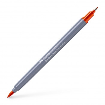 Marker solubil 2 capete goldfaber teracota 186 faber-castell