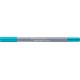 Marker solubil 2 capete goldfaber turcoaz cobalt deschis 154 faber-castell