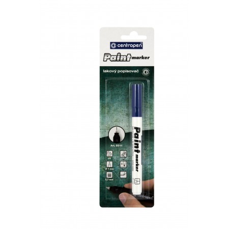 Marker vopsea albastra 0.7mm 9211 centropen
