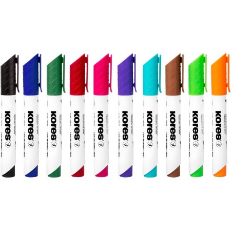 Marker whiteboard 10/set 3mm cutie plastic kores