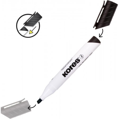 Marker whiteboard 10/set 3mm cutie plastic kores