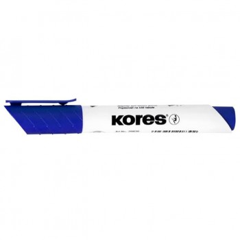 Marker whiteboard albastru 3mm kores