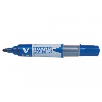 Marker whiteboard albastru 6mm varf rotund vboard pilot