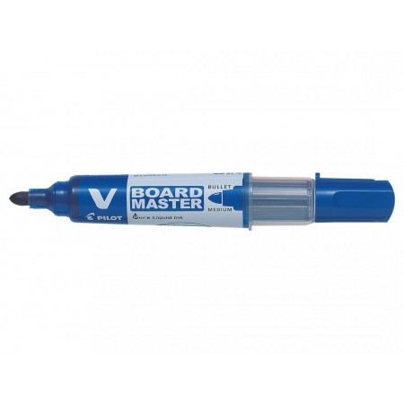 Marker whiteboard albastru 6mm varf rotund vboard pilot