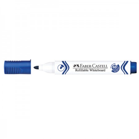 Marker whiteboard albastru w20 faber-castell