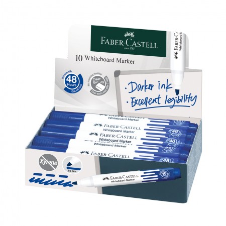 Marker whiteboard albastru w20 faber-castell