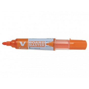 Marker whiteboard portocaliu 6mm varf rotund vboard pilot