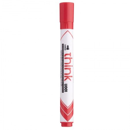 Marker whiteboard rosu 2mm deli
