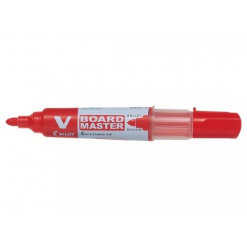 Marker whiteboard rosu 6mm varf rotund vboard pilot