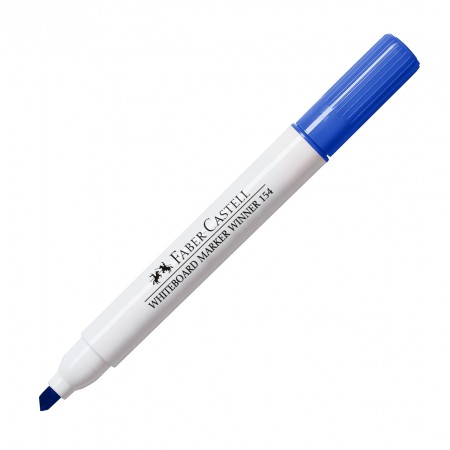 Marker whiteboard varf tesit albastru winner 152 faber-castell Marker whiteboard varf tesit albastru winner 152 faber-castell