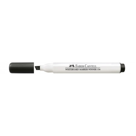 Marker whiteboard varf tesit negru winner 152 faber-castell Marker whiteboard varf tesit negru winner 152 faber-castell