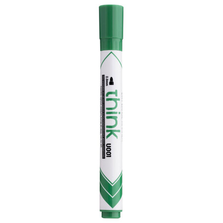 Marker whiteboard verde 2mm deli