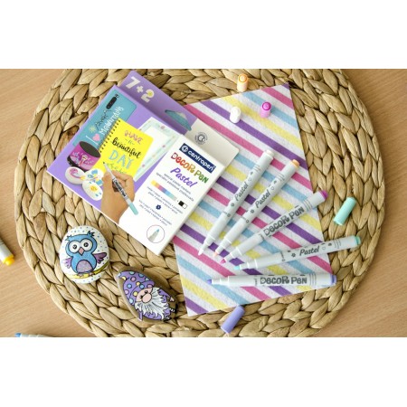 Markere permanente pt decor. slim 7+2 cul. pastel 2738 centropen Markere permanente pt decor. slim 7+2 cul. pastel 2738 centropen