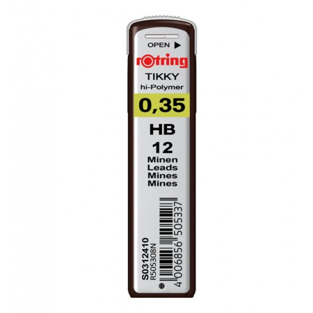 Mina creion 0.35mm hb rotring