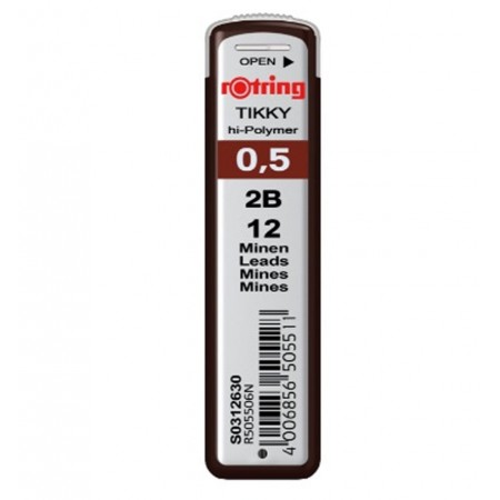 Mina creion 0.5mm 2b rotring